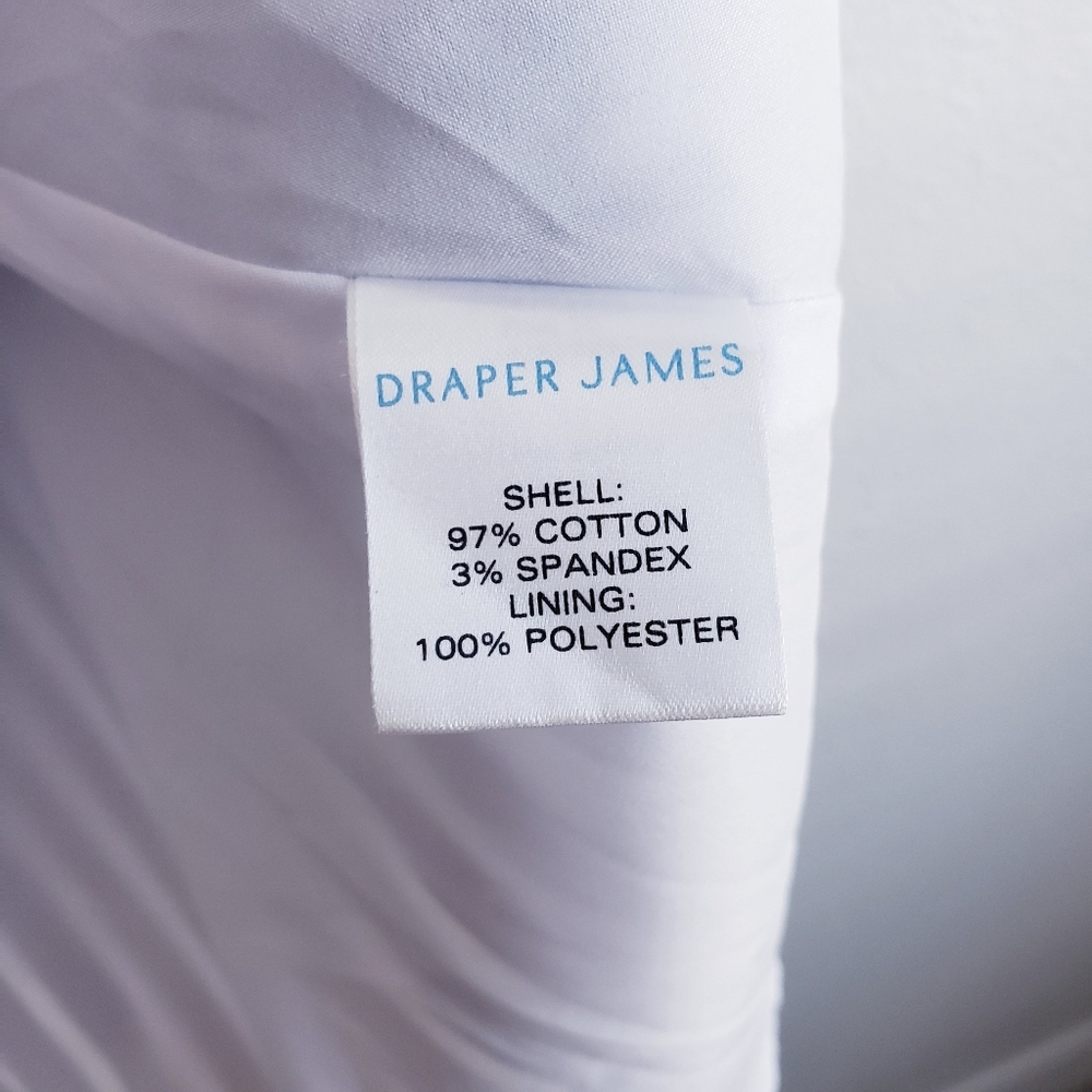 Draper James Miranda Navy Stripe Wrap Mini Dress - Picture 9 of 9